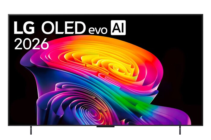 Foto frontale TV OLED42C65LA 2026